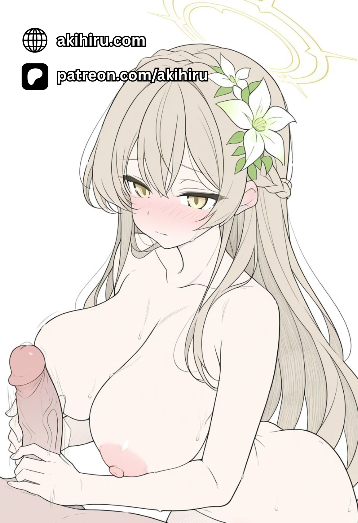 Nagisa Blue Archive Nude Handjob NSFW